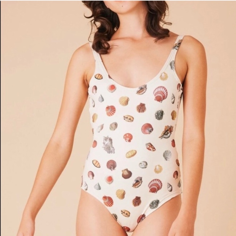 Samantha Pleet Calypso Shell One Piece Swimsuit